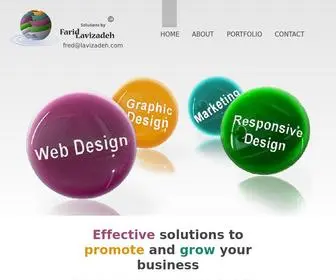 Lavizadeh.com(Innovative Web Design) Screenshot
