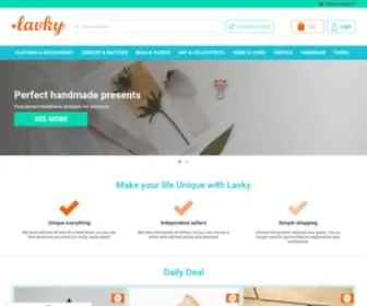 LavKy.com(Antique, collectible, vintage, handmade and more) Screenshot