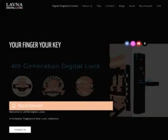 Lavnalocks.com(Digital Fingerprint Lock) Screenshot