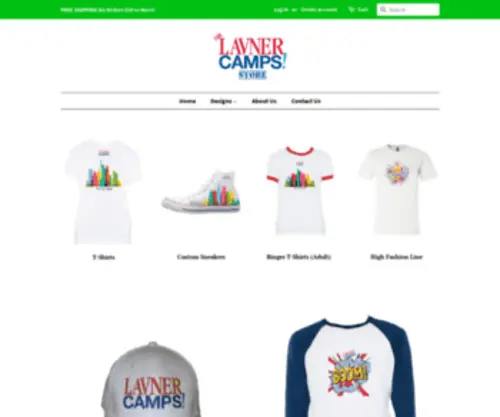 LavnercampsStore.com(The Lavner Camps Store) Screenshot