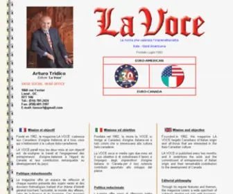 Lavoce.ca(La Voce) Screenshot