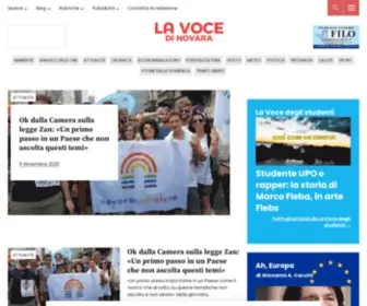 Lavocedinovara.com(La voce di Novara) Screenshot