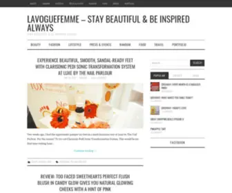 Lavoguefemme.com(Malaysia Beauty Blog) Screenshot