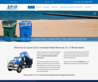 Lavoieandson.com(Trash Removal) Screenshot