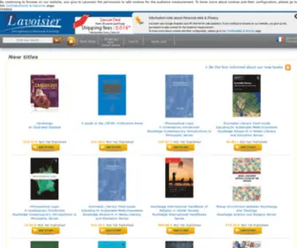 Lavoisier.eu(New titles of Lavoisier bookseller) Screenshot