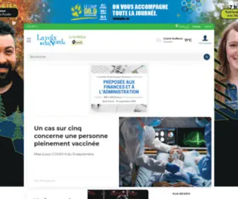 LavoixDunord.ca(Le Voyageur) Screenshot