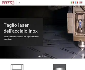 Lavorazioneacciaioinoxesse4.it(Esse4 Spa) Screenshot