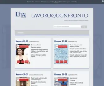 Lavoro-Confronto.it(Rivista Lavoro e Diritti) Screenshot