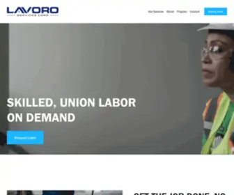 Lavorosc.com(Labor & Cleaning Services for Construction in Chicago) Screenshot