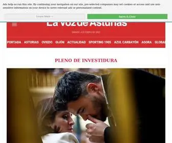 Lavozdeasturias.es(La Voz de Asturias) Screenshot