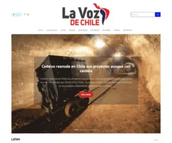 Lavozdechile.com(La Voz de Chile) Screenshot