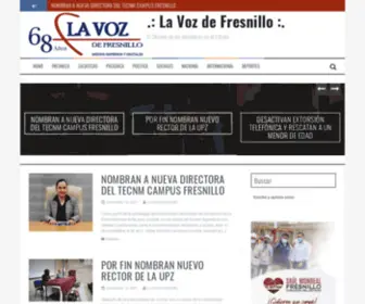 Lavozdefresnillo.com(La Voz de Fresnillo) Screenshot