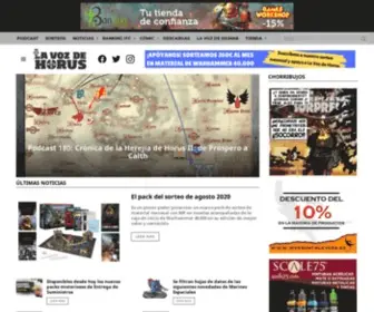 Lavozdehorus.com(Podcast y noticias sobre Warhammer 40.000) Screenshot