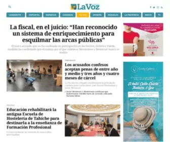 Lavozdelanzarote.com(Portada de La voz de Lanzarote) Screenshot