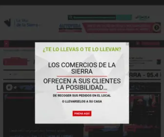 Lavozdelasierra.es(La Voz de la Sierra) Screenshot