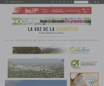 Lavozdelasubbetica.es(La voz de la Subbética) Screenshot