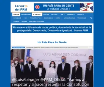 Lavozdelprm.org(Periodico Oficial del PRM) Screenshot