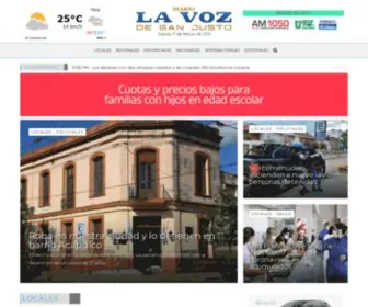 Lavozdesanjusto.com.ar(Diario La Voz de San Justo) Screenshot