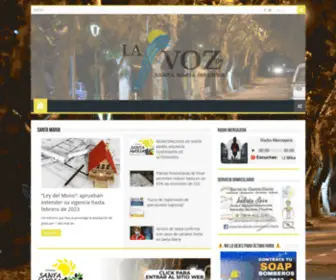 Lavozdesantamariainforma.cl(Lavozdesantamariainforma) Screenshot