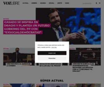 Lavozlibre.com(Voz Libre) Screenshot