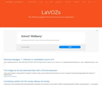 Lavozs.com(Lavozs) Screenshot
