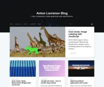 Lavrton.com(Anton Lavrenov Blog) Screenshot