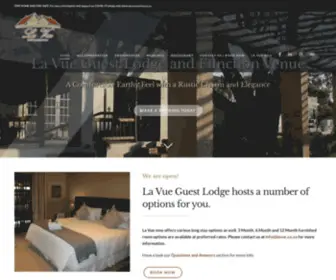 Lavue.co.za(La Vue Guest Lodge & Function Venue) Screenshot