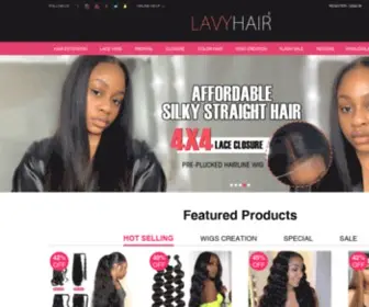 Lavyhair.com(Lavy Hair) Screenshot