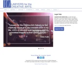 Law-ARTS.org(Lawyers for the Creative Arts) Screenshot