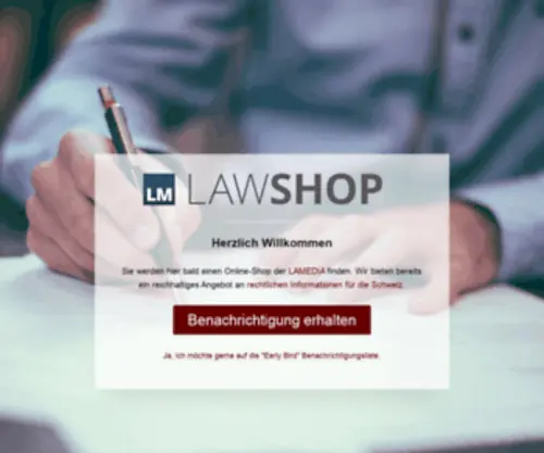 Law-Shop.ch(E-Books, Vertragsmuster, Checklisten und mehr) Screenshot
