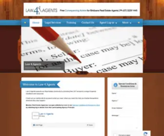 Law4Agents.com(Property Contract Special Conditions & Resources for Agents) Screenshot