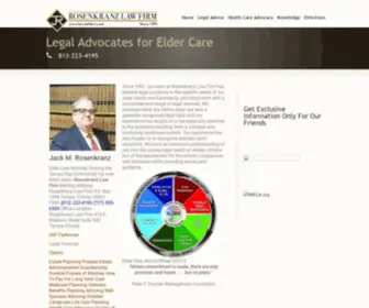 Law4Elders.com(Medicaid Tampa Elder Care Law Firm Rosenkranz Law Firm Since 1991) Screenshot