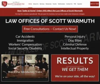 Law888.com(Law Offices of Scott Warmuth) Screenshot