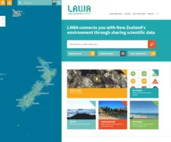 Lawa.org.nz(Land, Air, Water Aotearoa (LAWA)) Screenshot