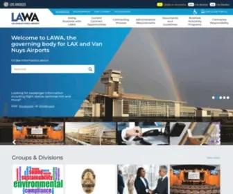 Lawa.org(Visit LAWA and get all the information you need in four airports) Screenshot