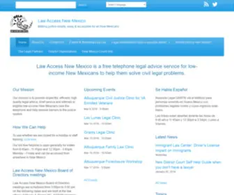 Lawaccess.org(Law Access New Mexico) Screenshot