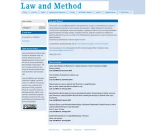 Lawandmethod.nl(Law and Method) Screenshot