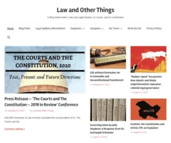 Lawandotherthings.com(Law and Other Things) Screenshot