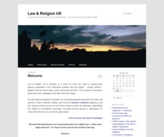 Lawandreligionuk.com(With occasional forays further afield) Screenshot