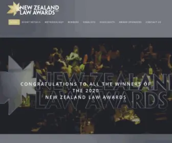 Lawawards.co.nz(New Zealand Law Awards) Screenshot