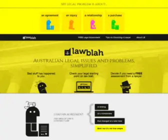 Lawblah.com.au(Law Blah) Screenshot