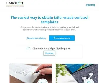 Lawbox.be(Lawbox) Screenshot