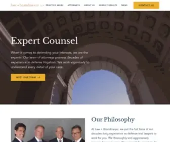 Lawbrandmeyer.com(Defense Trial Lawyers) Screenshot