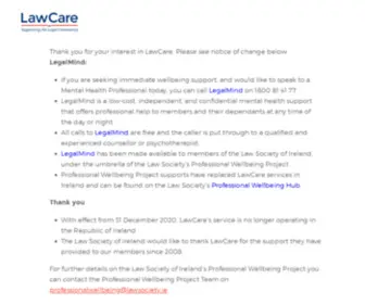 Lawcare.ie(Dit domein kan te koop zijn) Screenshot