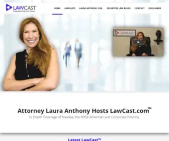 Lawcast.com(Lawcast with laura anthony) Screenshot