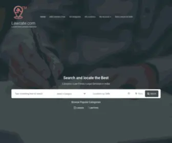 Lawcate.com(New Home) Screenshot