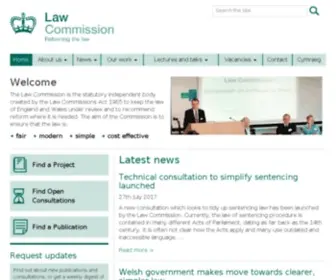 Lawcom.gov.uk(Law Commission) Screenshot