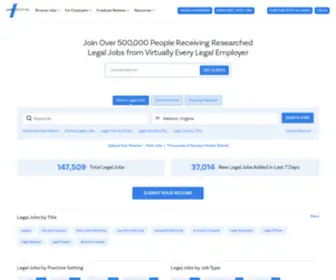 Lawcrossing.com(Legal jobs) Screenshot