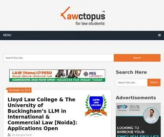 Lawctopus.com(For law students in India) Screenshot