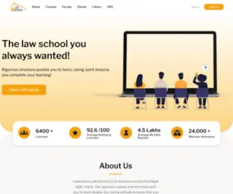 Lawctopuslawschool.com(Lawctopus Law School) Screenshot